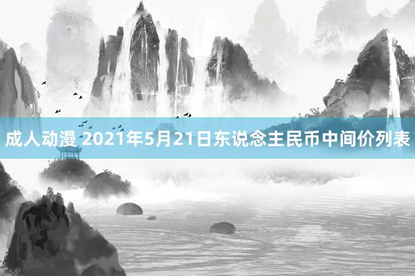 成人动漫 2021年5月21日东说念主民币中间价列表