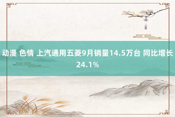 动漫 色情 上汽通用五菱9月销量14.5万台 同比增长24.1%