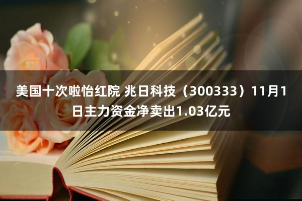 美国十次啦怡红院 兆日科技（300333）11月1日主力资金净卖出1.03亿元