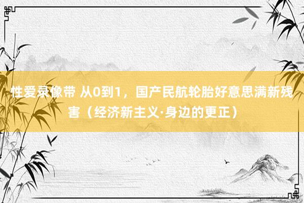 性爱录像带 从0到1，国产民航轮胎好意思满新残害（经济新主义·身边的更正）