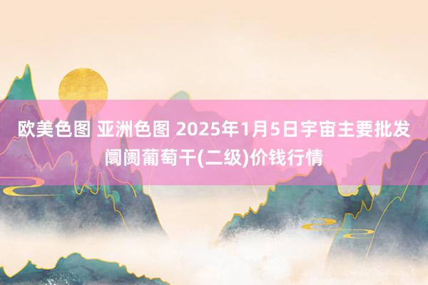 欧美色图 亚洲色图 2025年1月5日宇宙主要批发阛阓葡萄干(二级)价钱行情